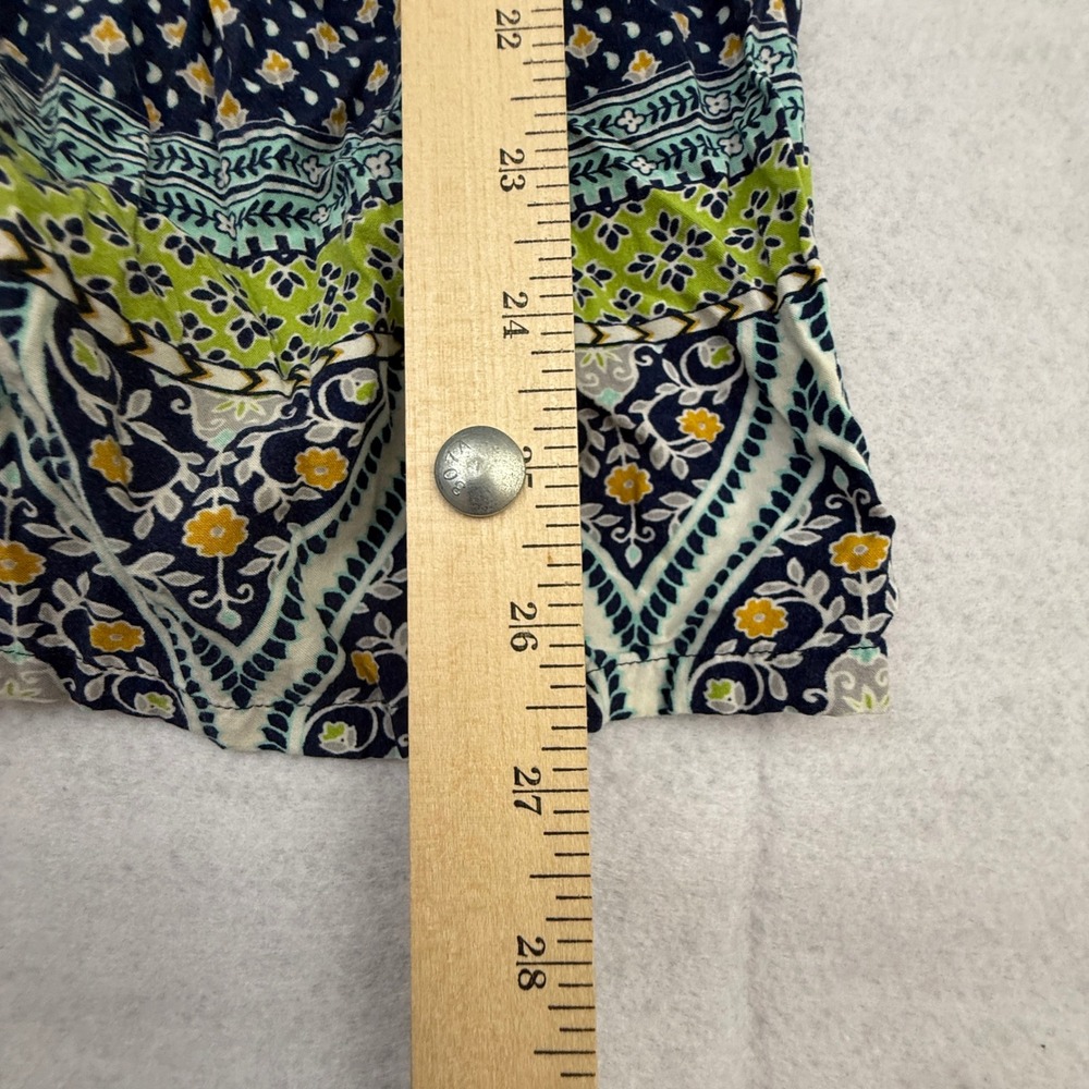 Matilda Jane Romper Girls 10 Blue Floral Boho Sleeveless Rayon Summer - Picture 12 of 15